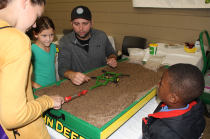 Students at John Deere.