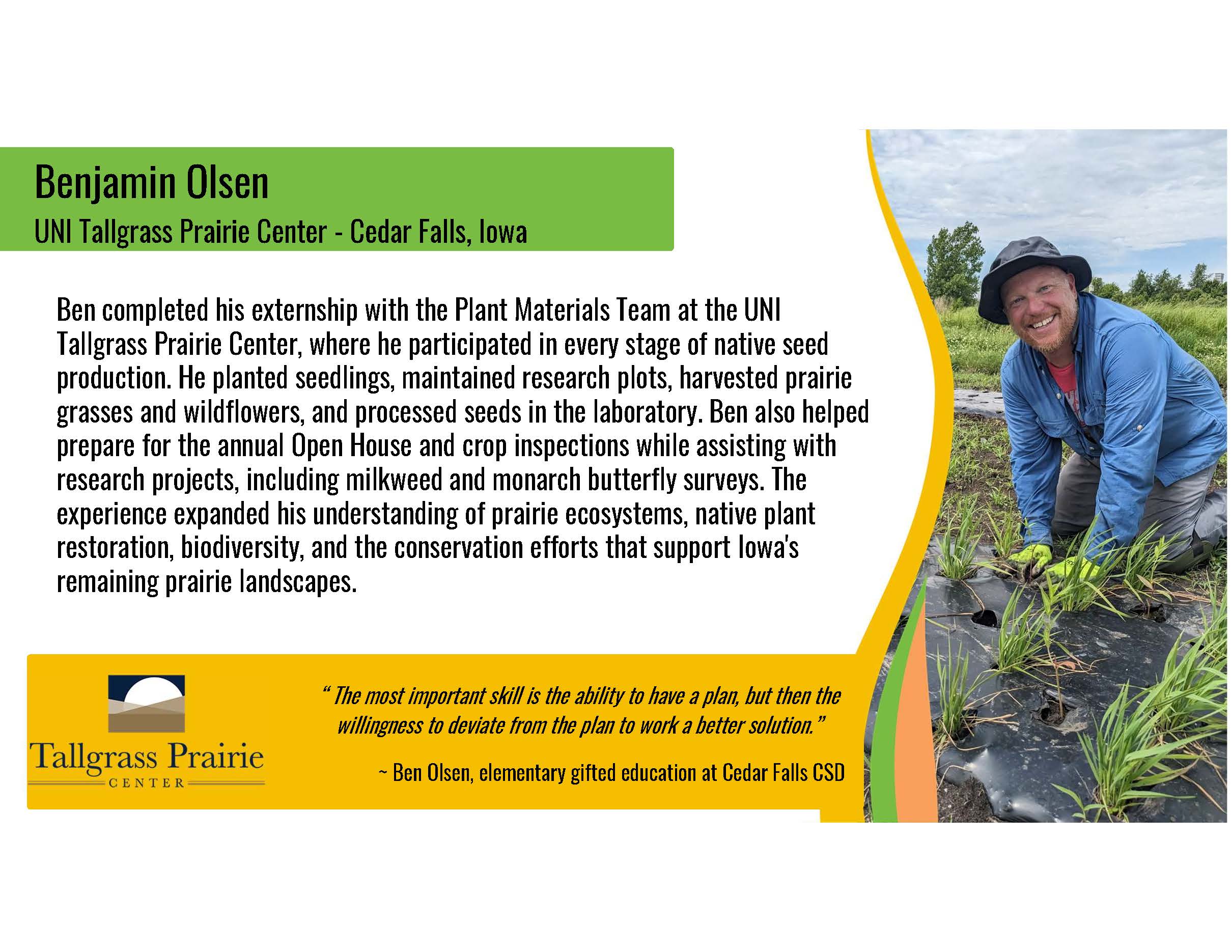 Benjamin Olsen Teacher Externship