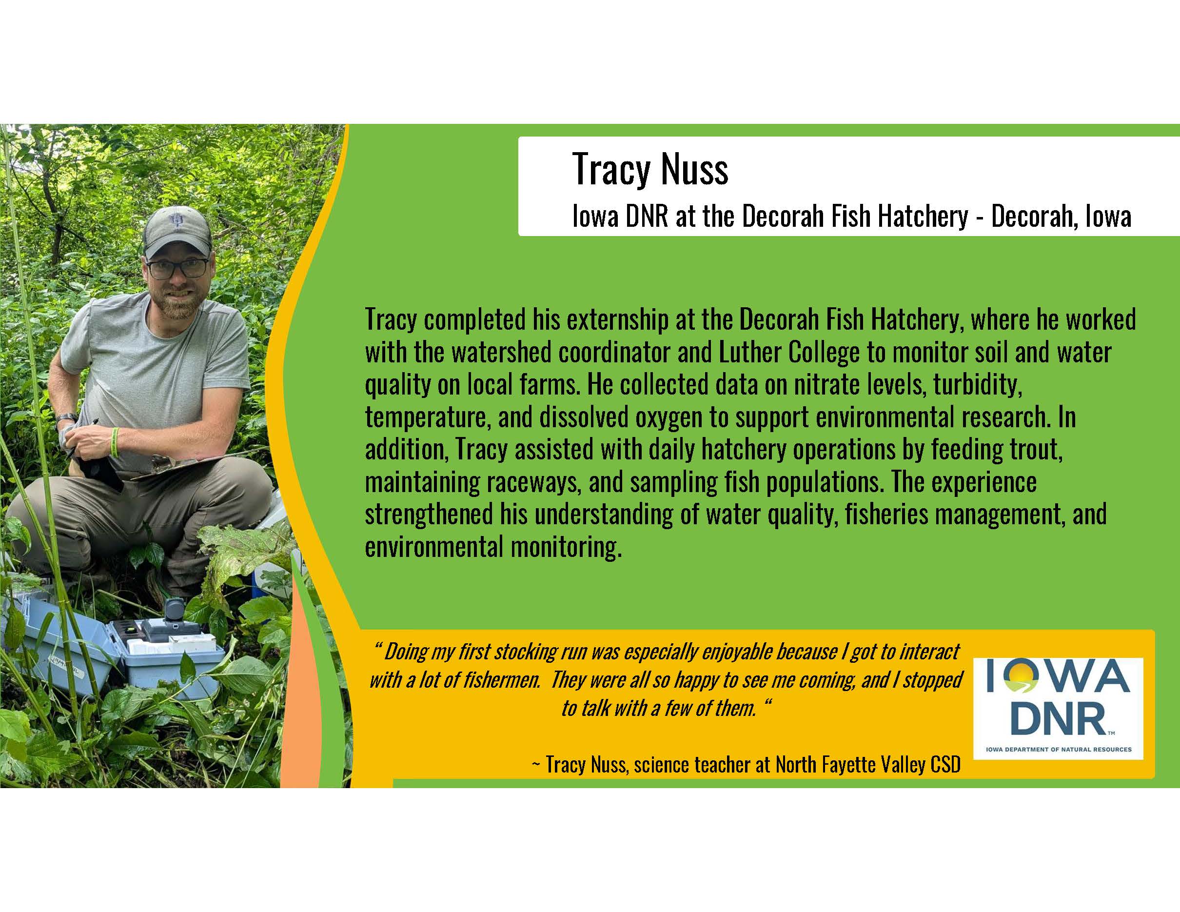 Tracy Nuss Teacher Externship